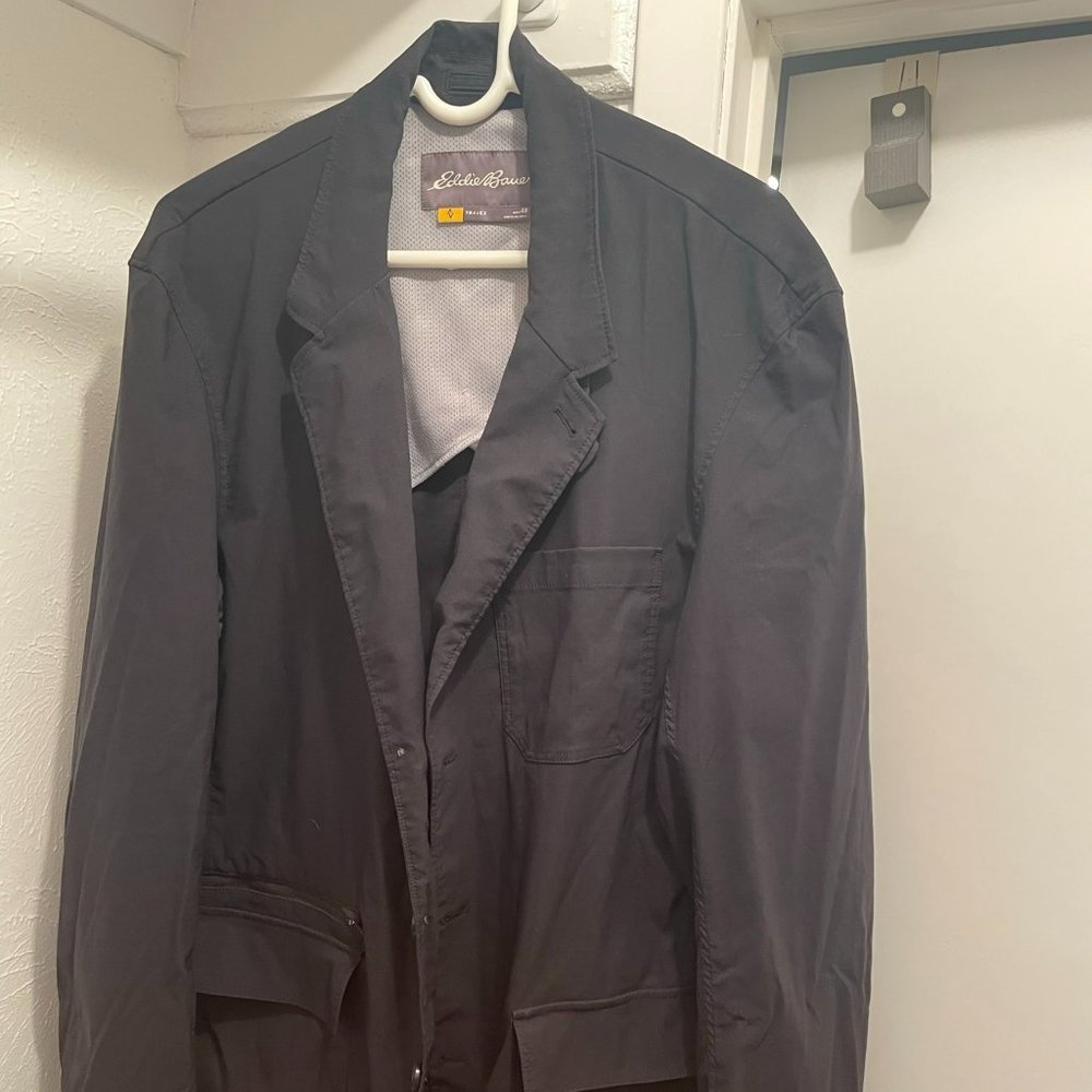 Eddie Bauer Travex Travel Blazer - Navy Size 48